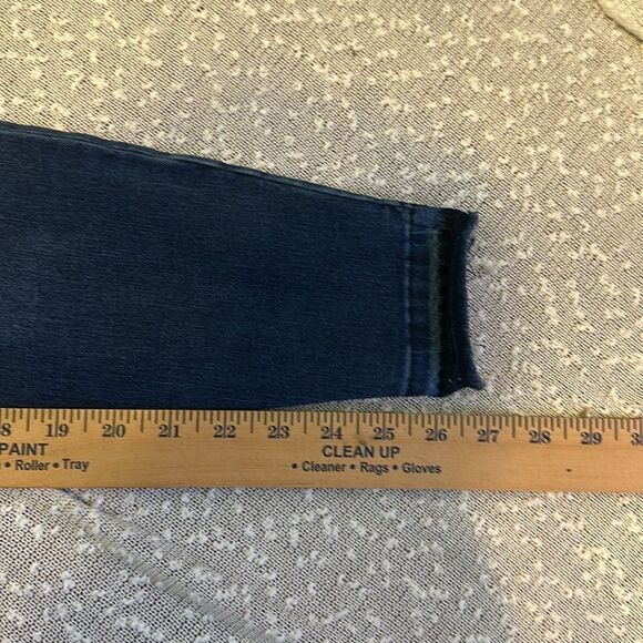 SPANX Distressed High Waist Ankle Skinny Jeans Medium Wash SMALL - Picture 13 of 15